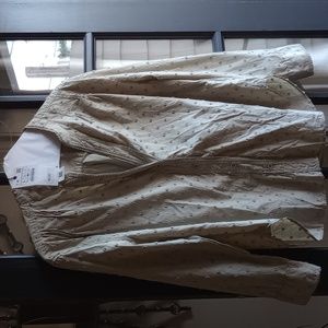 Zara Poplin Blouse New. Perfect